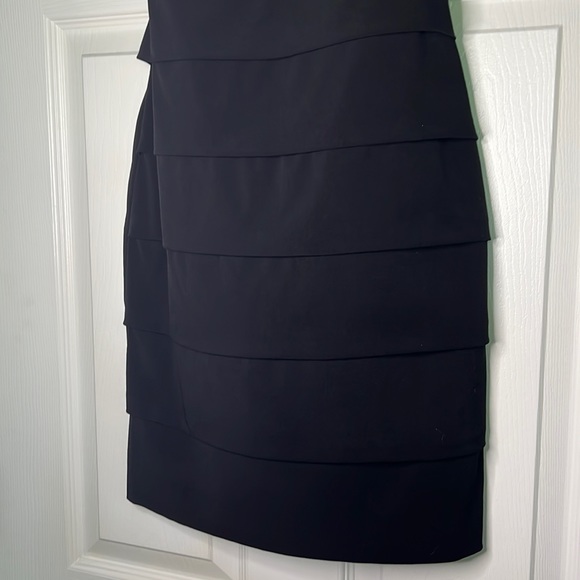 Sweet Storm Black and Silver Metallic Party Dress, Size Small - Picture 3 of 9